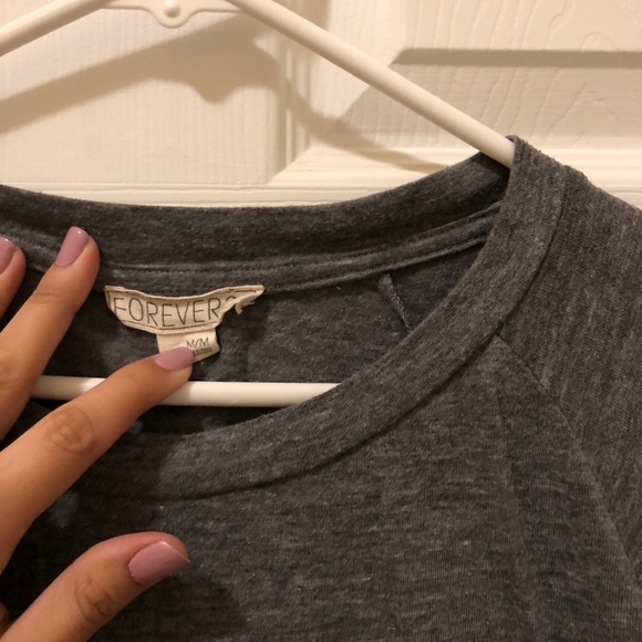 Cardigan Gris Anthracite Clouté Forever 21 - Taille S - Occasion Très Bon état - Style Motard